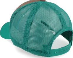 Dark Brown/Dark Teal/Orange A-frame Trucker - Equip