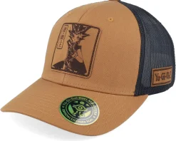 Dark Magician Engraved Caramel Trucker - Yu-Gi-Oh