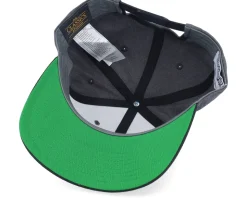 Dark Magician Grey Engraved Charcoal Snapback - Yu-Gi-Oh