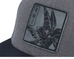 Dark Magician Grey Engraved Charcoal Snapback - Yu-Gi-Oh