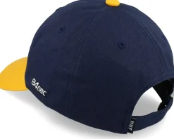 Dbc Clips 6 Panel Hat Navy Dad Cap - HUF