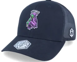 Death Reaper Color Patch Black Trucker - Critiql Hit