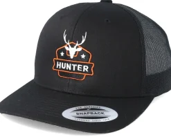 Deer Badge Black Trucker - Hunter