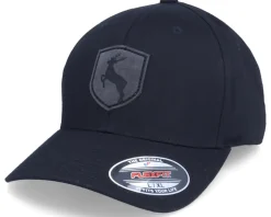 Deer Emblem Patch Black Flexfit - Hunter