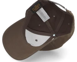 Deer Emblem Patch Waxed Brown Adjustable - Hunter