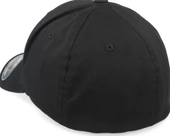 Deer Hunter Logo Patch Black Flexfit - Hunter