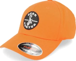 Deer Hunter Logo Patch Orange Flexfit - Hunter