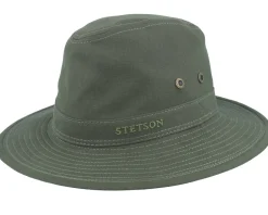 Delave Organic Cotton Forest Green Traveller - Stetson