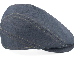 Delian Savona Blue Flat Cap - Mayser