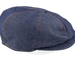 Denim Newsboy Denim Flat Cap - Jaxon & James