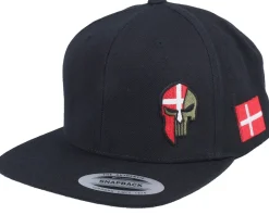 Denmark Army Skull Black Snapback - Army Head