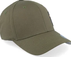 Denmark Army Skull Olive Wooly Combed Flexfit - Army Head