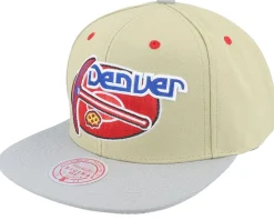 Denver Nuggets Classic Canvas Tan Snapback - Mitchell & Ness