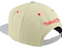 Denver Nuggets Classic Canvas Tan Snapback - Mitchell & Ness