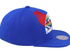 Denver Nuggets Paint By Number Hwc Blue Snapback - Mitchell & Ness