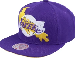 Denver Nuggets Paint By Number Hwc Blue Snapback - Mitchell & Ness