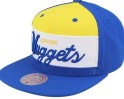 Denver Nuggets Retro Sport Hwc Blue Snapback - Mitchell & Ness