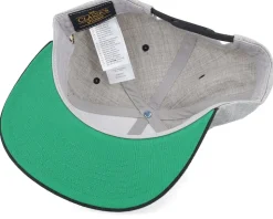 Detroit 3d Script Heather Grey/Black Snapback - Lucid Smile