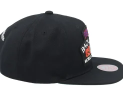 Detroit Pistons Back2back HWC Black Snapback - Mitchell & Ness