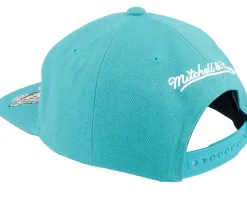 Detroit Pistons Dead Remix Deadstock Teal Snapback - Mitchell & Ness