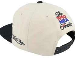 Detroit Pistons Vs. Los Angeles Lakers Finals Remix Hwc Off White/Black Snapback - Mitchell & Ness