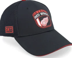 Detroit Red Wings Authentic Pro Draft Black/A. Red Trucker - Fanatics
