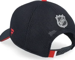 Detroit Red Wings Authentic Pro Draft Black/A. Red Trucker - Fanatics
