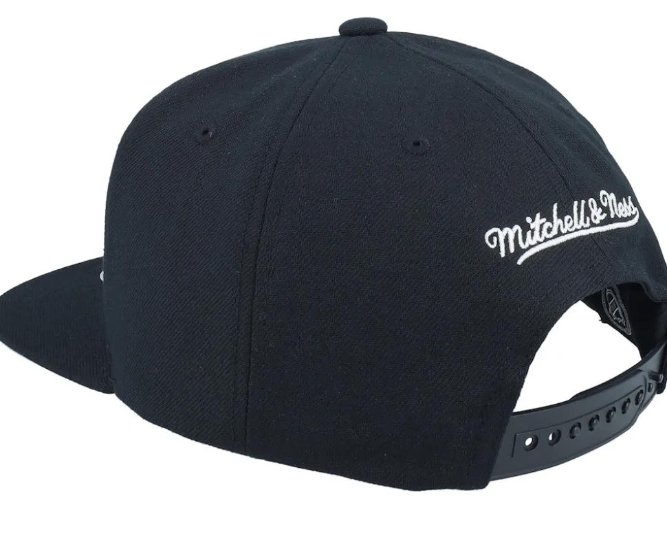 Detroit Red Wings Conference Patch Black Snapback - Mitchell & Ness