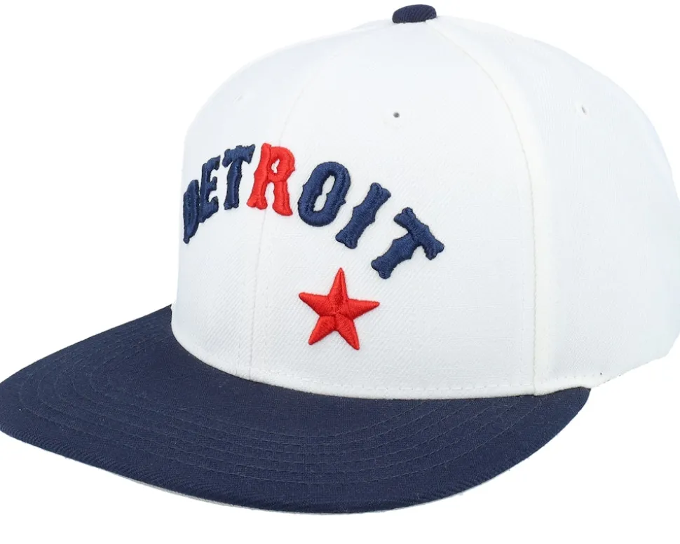 Detroit Stars Archive 400 Ivory/Navy Snapback - American Needle