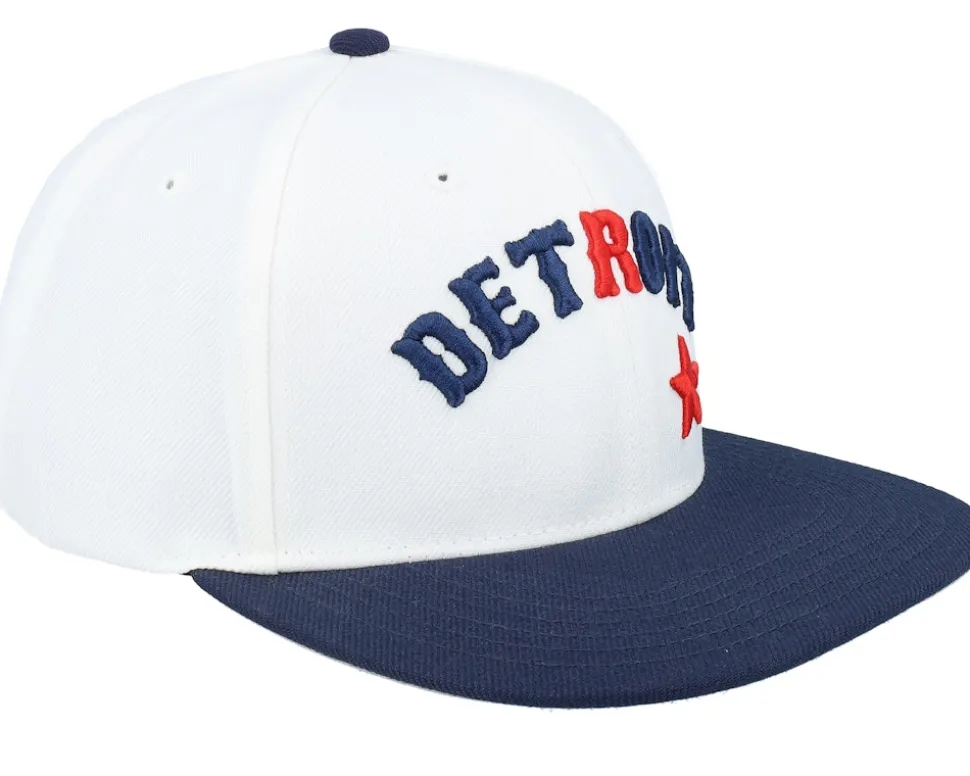Detroit Stars Archive 400 Ivory/Navy Snapback - American Needle