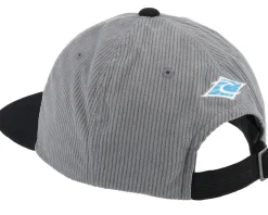 Diamond Cap Vintage Black Strapback - Rip Curl