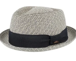 Diamond Paperhut Beige/Black Straw Hat - Göttmann