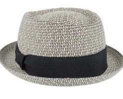Diamond Paperhut Beige/Black Straw Hat - Göttmann