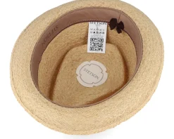 Diamond Raffia Beige Straw Hat - Stetson