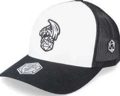 Dice And Dragons White/Black Trucker - Critiql Hit