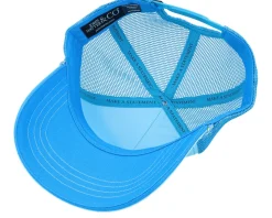 Diet Starts Monday Rubber Columbia Blue Rope A-Frame Trucker - John Hatter & Co
