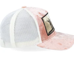 Dinner Atop A Skyscraper Velvet Peach/Ivory A-fram - Calza Pennello