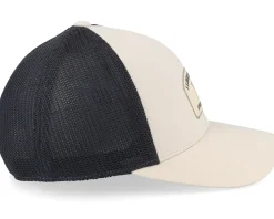 Dirty Beige/Black Mesh W Patch Trucker - Black Clover