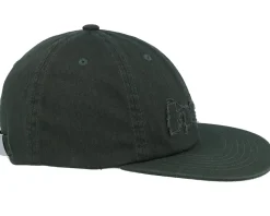 Distressed Logo 5 Panel Hat Huntgreen Strapback - HUF