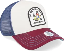 Do Nothing Club New Offwhite/Wine Trucker - Djinns