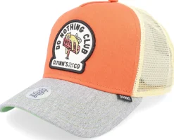 Do Nothing Club New Orange/Heather Grey Trucker - Djinns