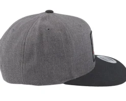 Dobermann & Roses Charcoal/Black Snapback - Iconic