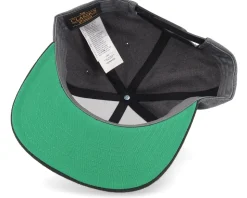 Dobermann & Roses Charcoal/Black Snapback - Iconic