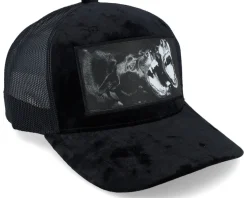 Dogs Velvet Black A-frame Trucker - Calza Pennello