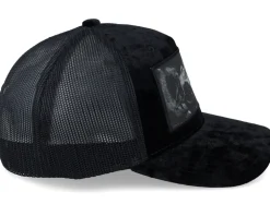 Dogs Velvet Black A-frame Trucker - Calza Pennello