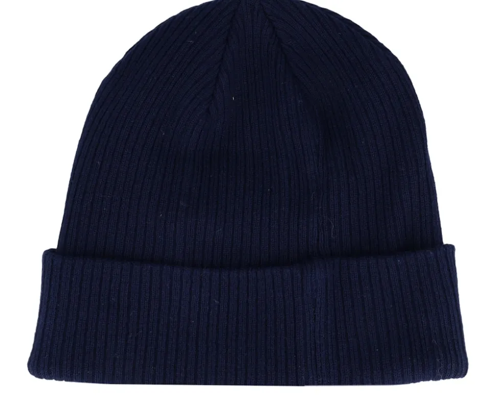 Dollar Bill Navy Beanie Organic Cotton Cuff - Calza Pennello
