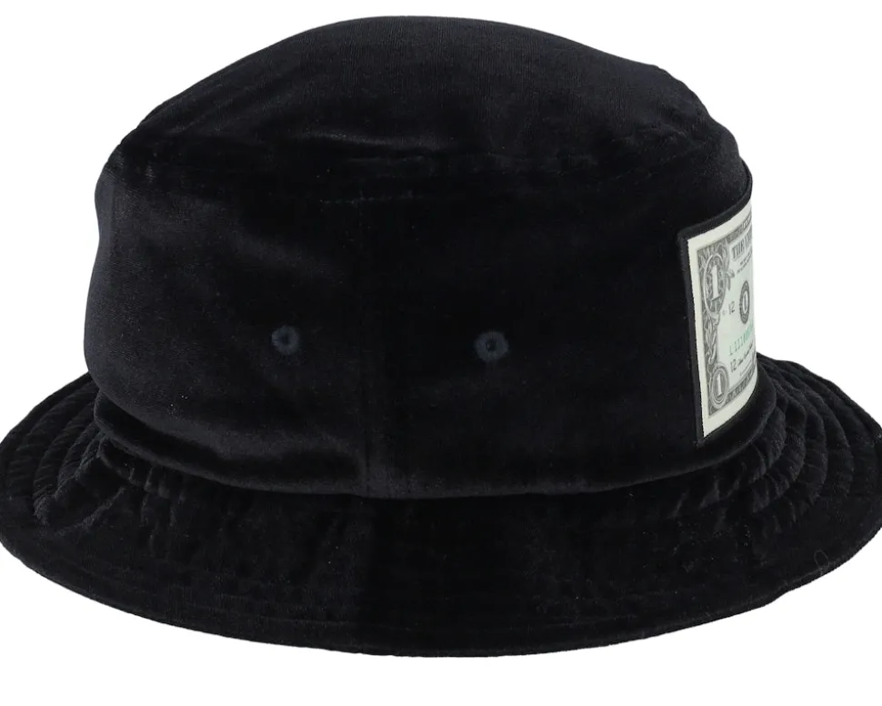 Dollar Bill Velvet Black Bucket - Calza Pennello