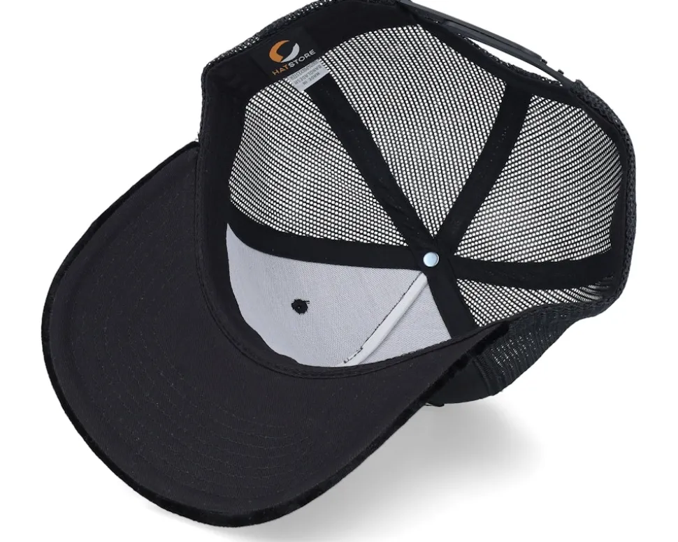 Dollar Bill Velvet Black A-frame Trucker - Calza Pennello