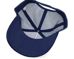 Dollar Bill Velvet Navy A-frame Trucker - Calza Pennello