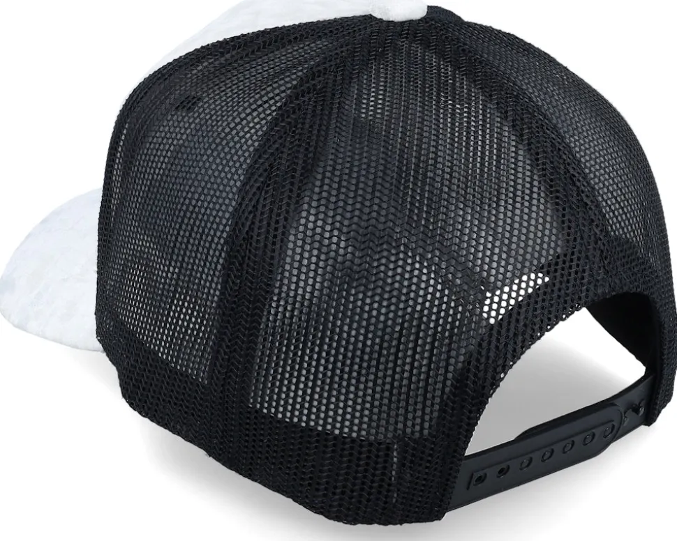 Dollar Bill Velvet White/Black A-frame Trucker - Calza Pennello